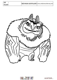 trollhunters boyama sayfaları